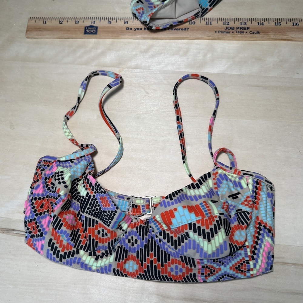 Mara Hoffman - Two Piece Geometirc Colorful Swim Suit